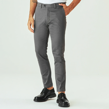 Pantalones de diario a medida en gris plomo