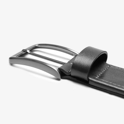 Cinturón trenzado negro con elástico