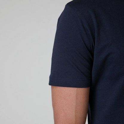 Camiseta de algodón Pima para hombre - Azul marino