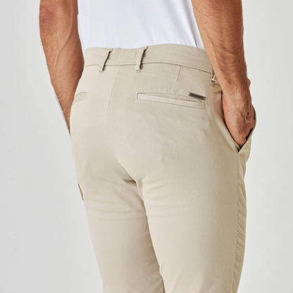 Pantalones beige de diario a medida