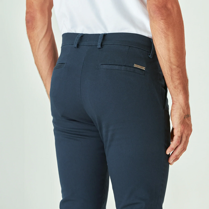 Pantalones de diario a medida en azul marino